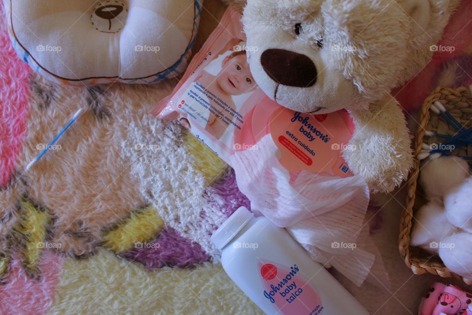 baby care with Johnson's products