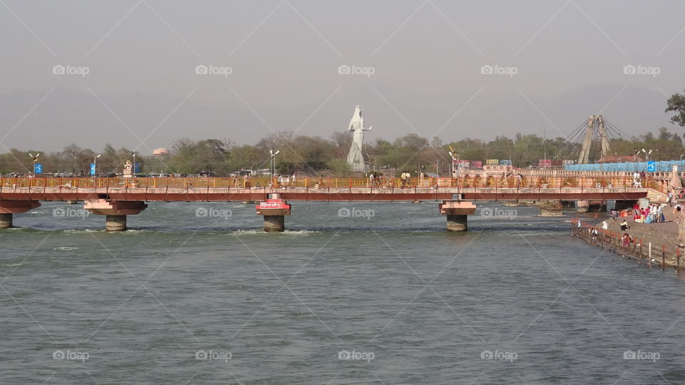 Bridge across the Ganga