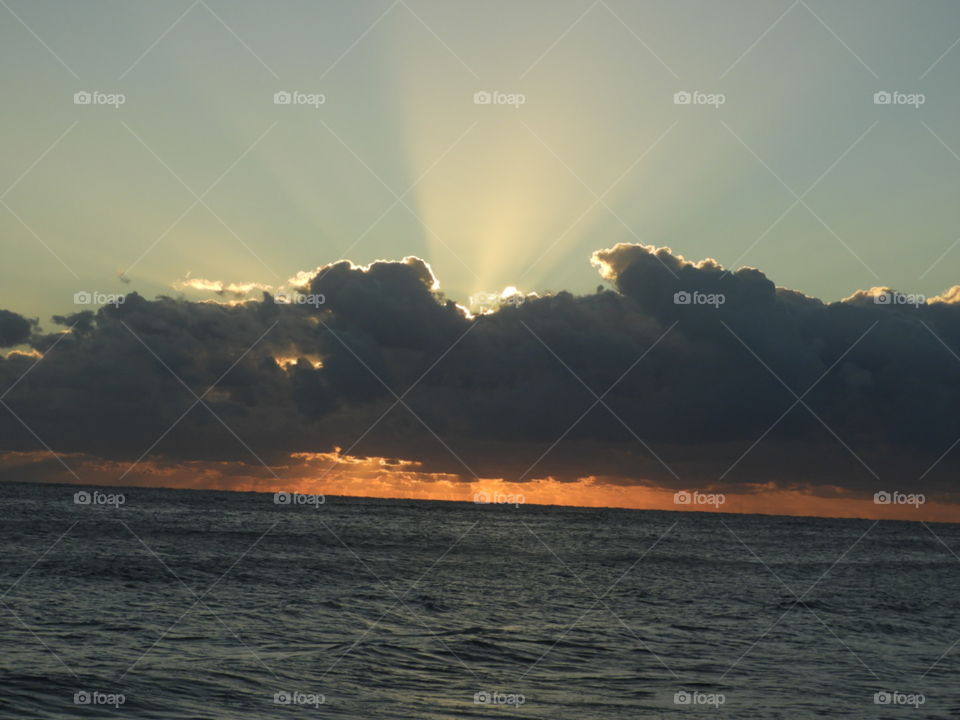 Sunrise on the beach