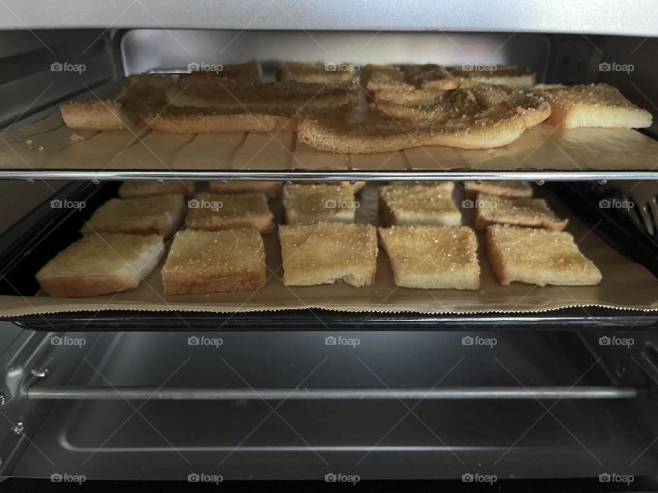 Baking Bread.