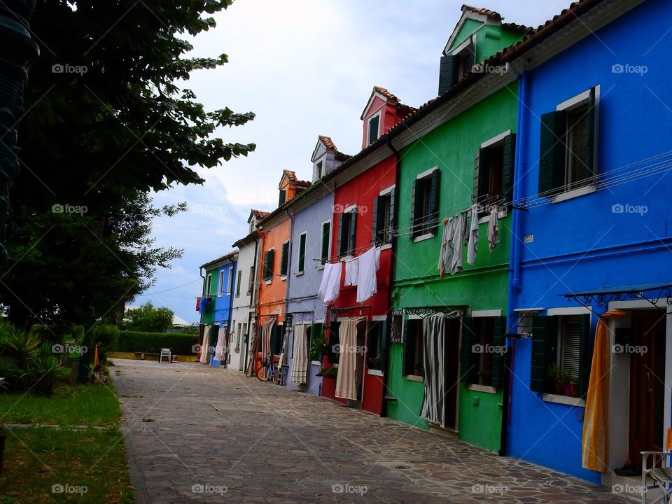 Walking the streets of Burano