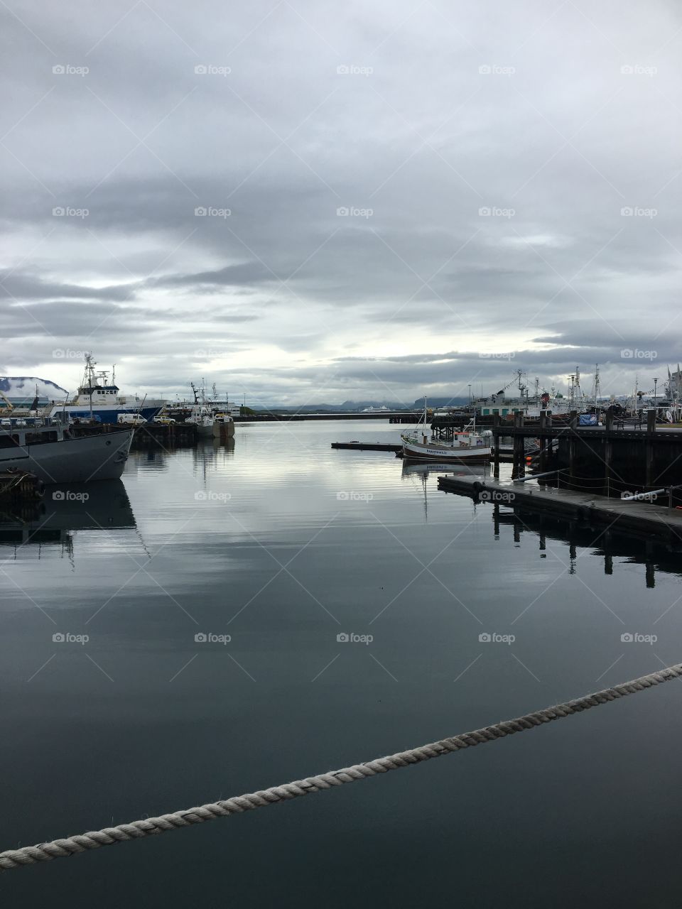 Dockside in Reykjavik 