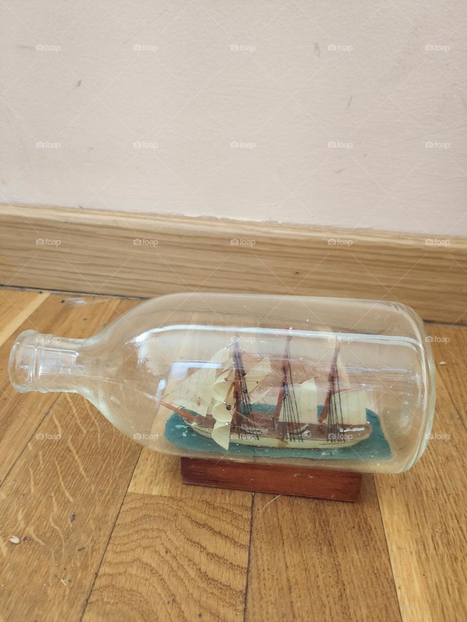 the boat on the bottle