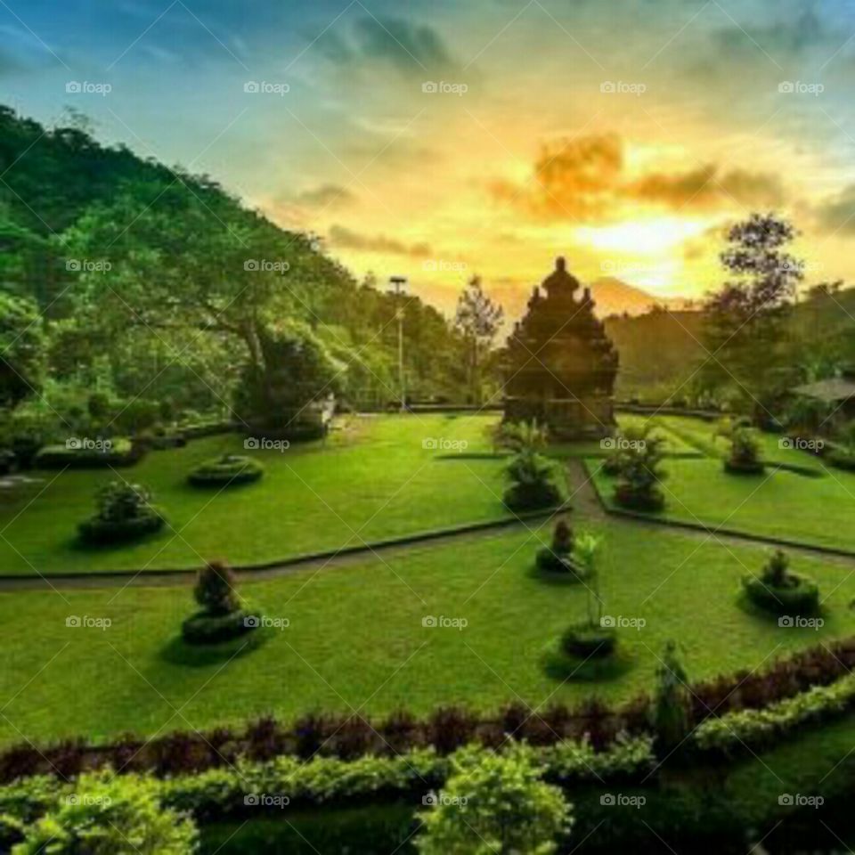 this is Selogriyo Temple in INDONESIA