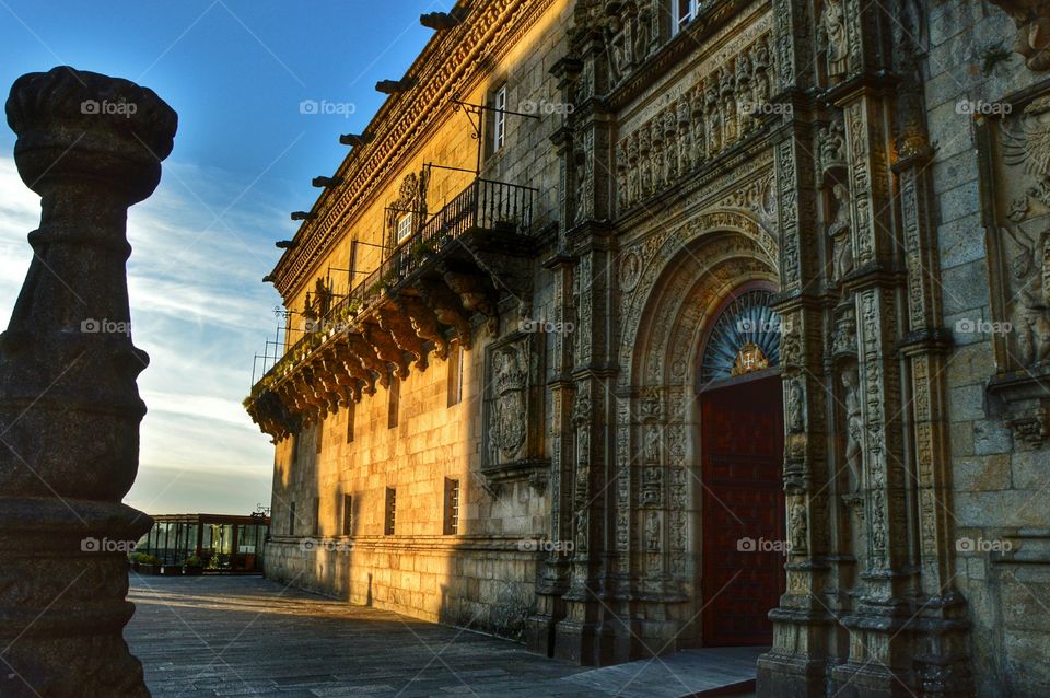 Hostal dos Reis Católicos. Hostal dos Reis Católicos, Santiago de Compostela (considered the oldest continuously operating hotel in the world)