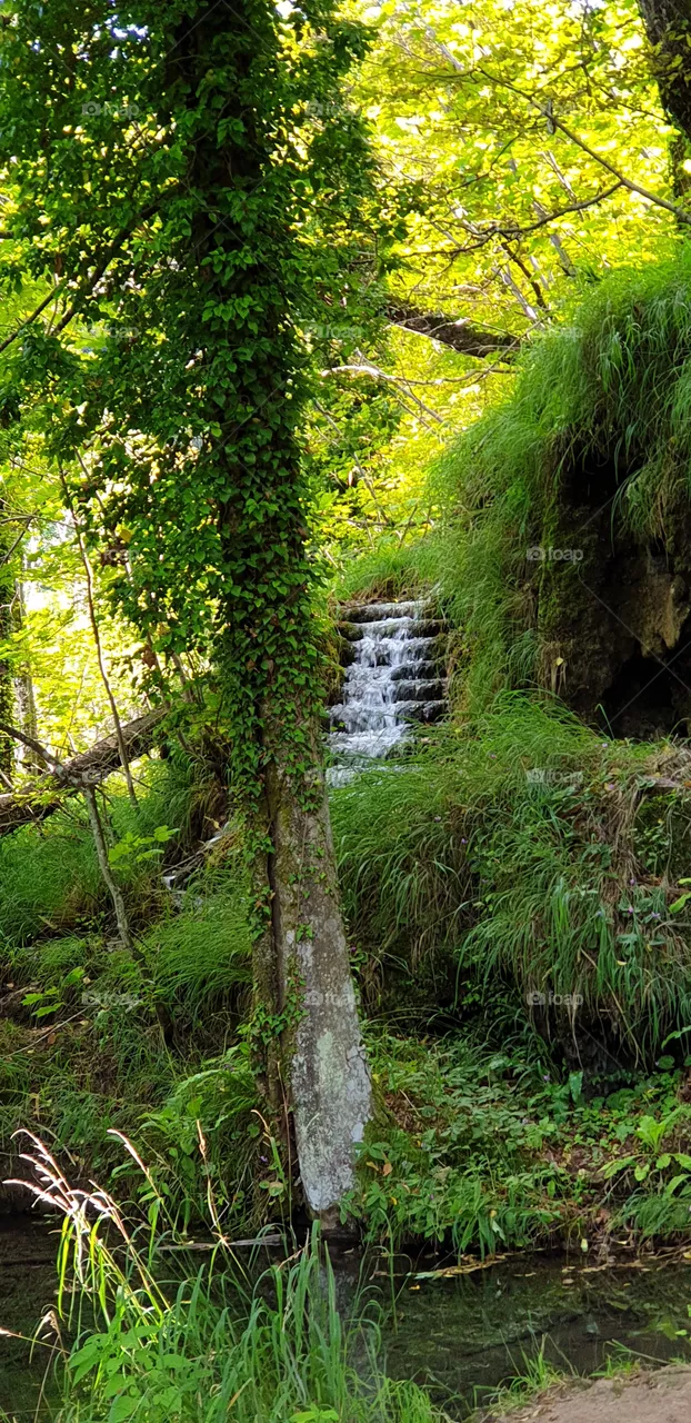 small waterfall