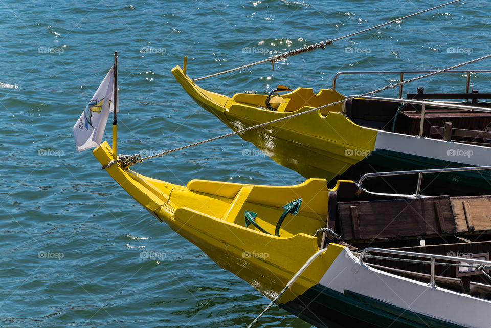 Rabelos on the river Douro, Porto, Portugal