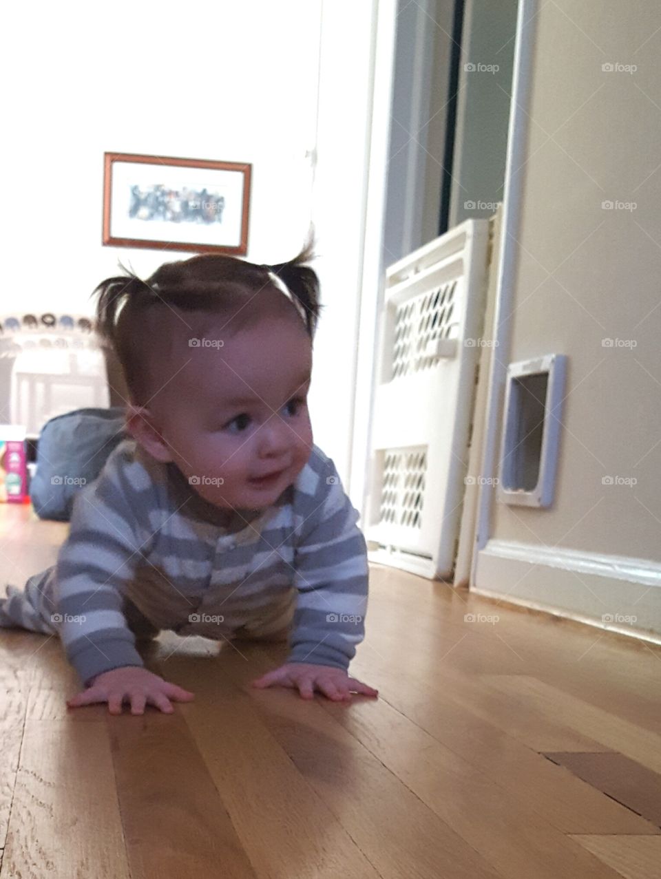 Crawling baby!