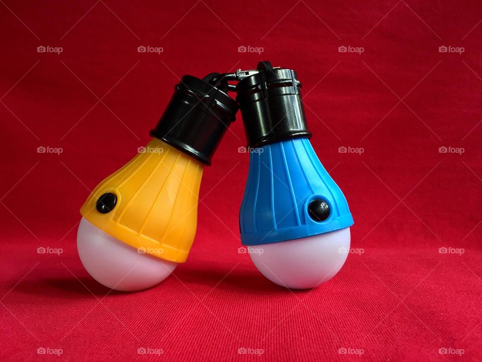 Portable tent lights 