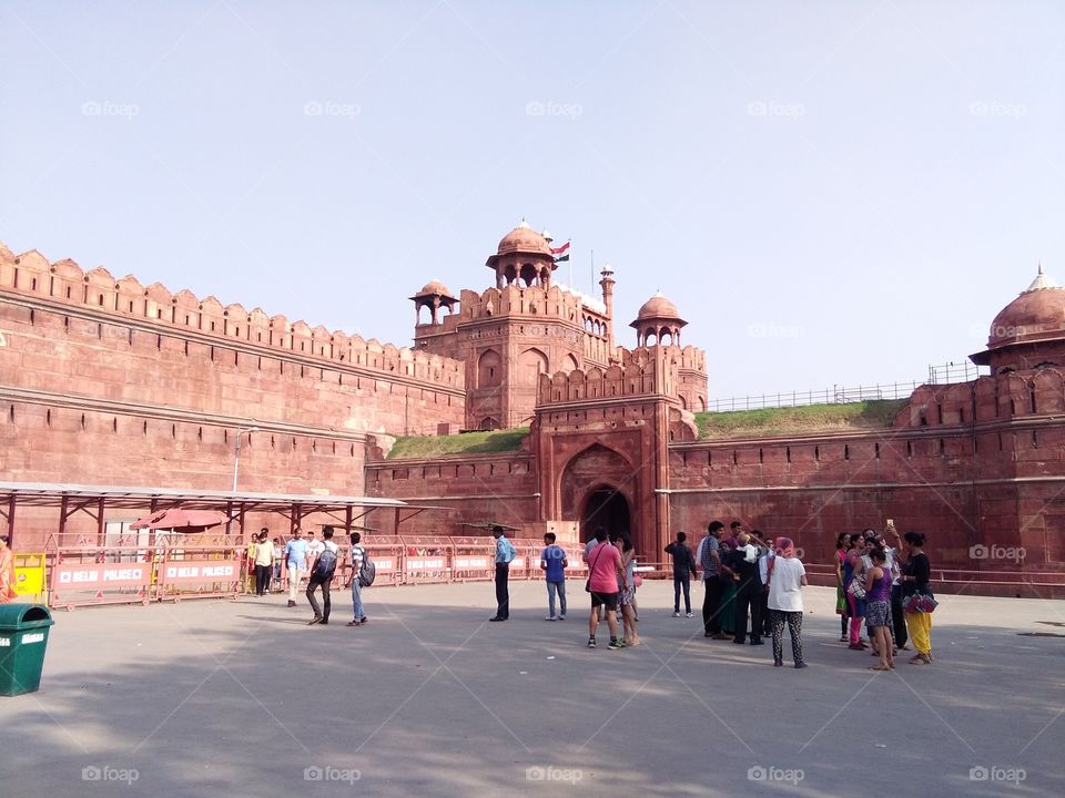 The Red Fort, located at the centre of New Delhi; is built in the west bank of River Yamuna.The Red Fort is also called as Lal Qila and it is built by the great Mughal Emperor Shah Jahan