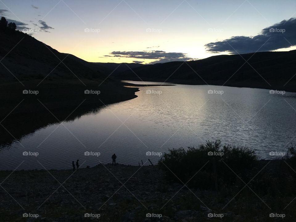 Lake, Water, No Person, Landscape, Dawn
