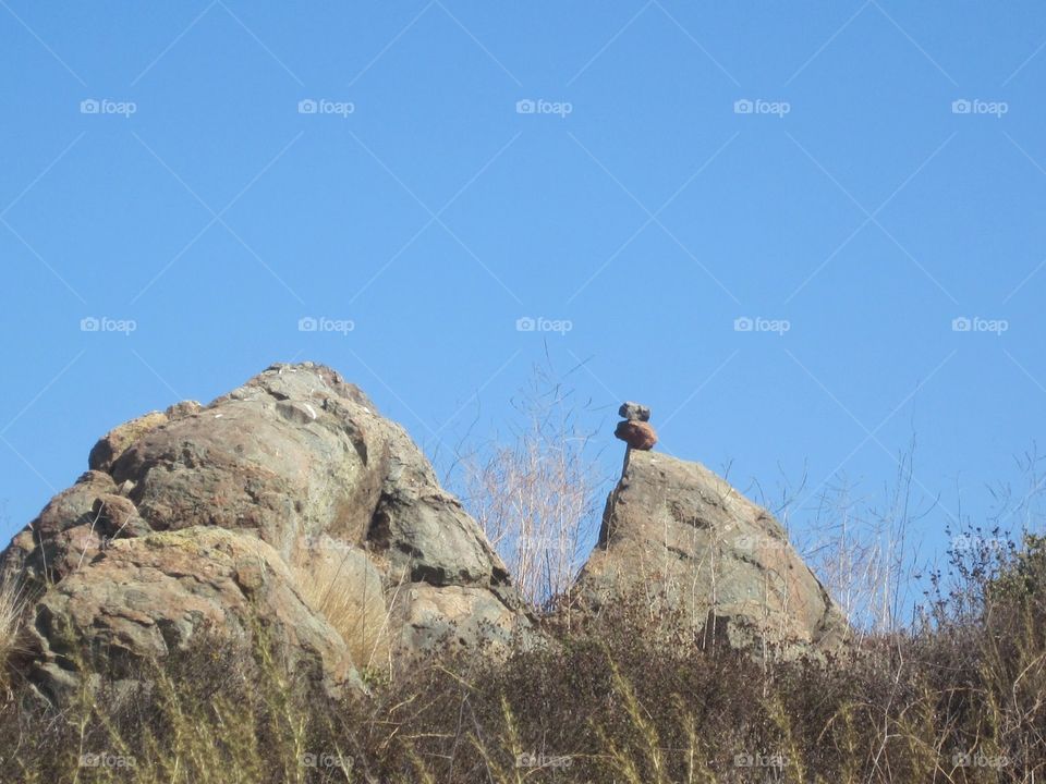Rocks and rock pile 