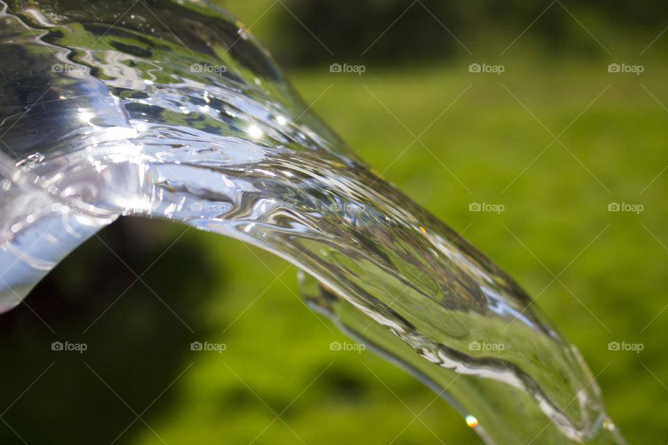 Close-up of water in motion