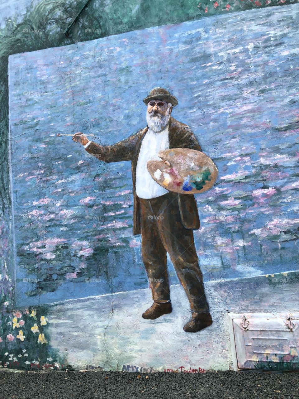 Mural of Monet