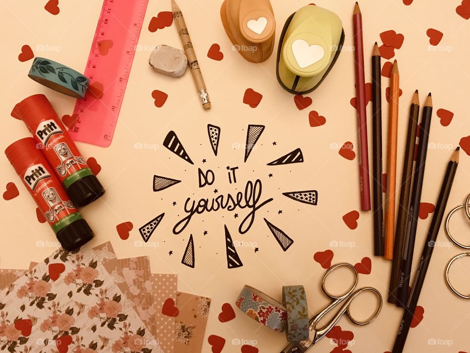 Handmade handwriting DIY