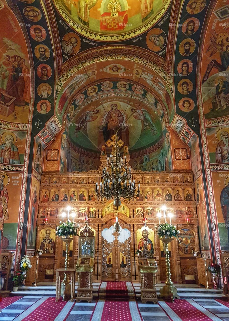 Interior of a church