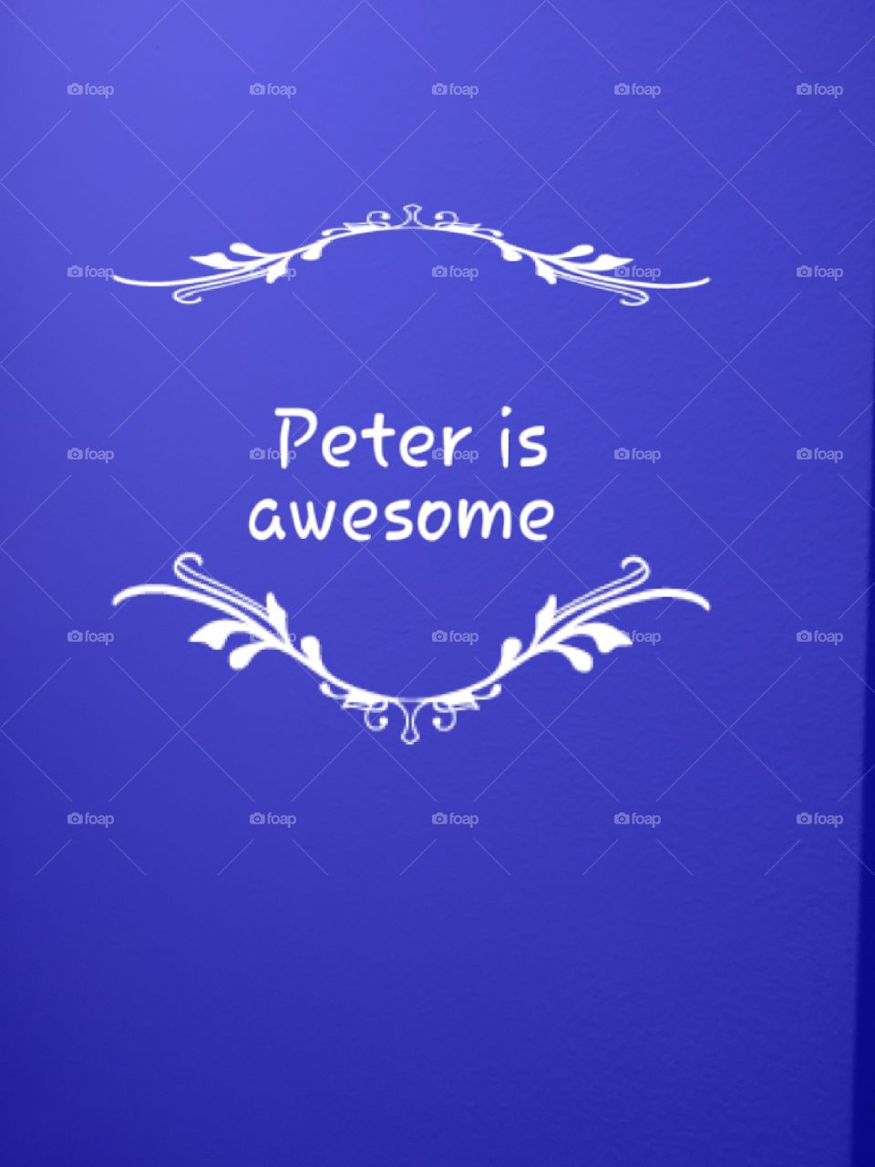 Peter is Awsome Symbol