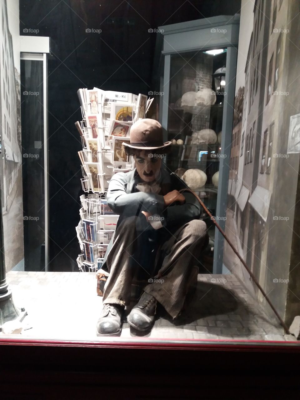 музей восковых фигур в Праге. витрина