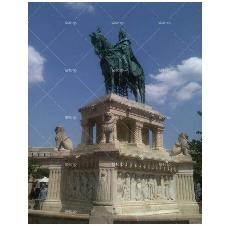 Budapest statue