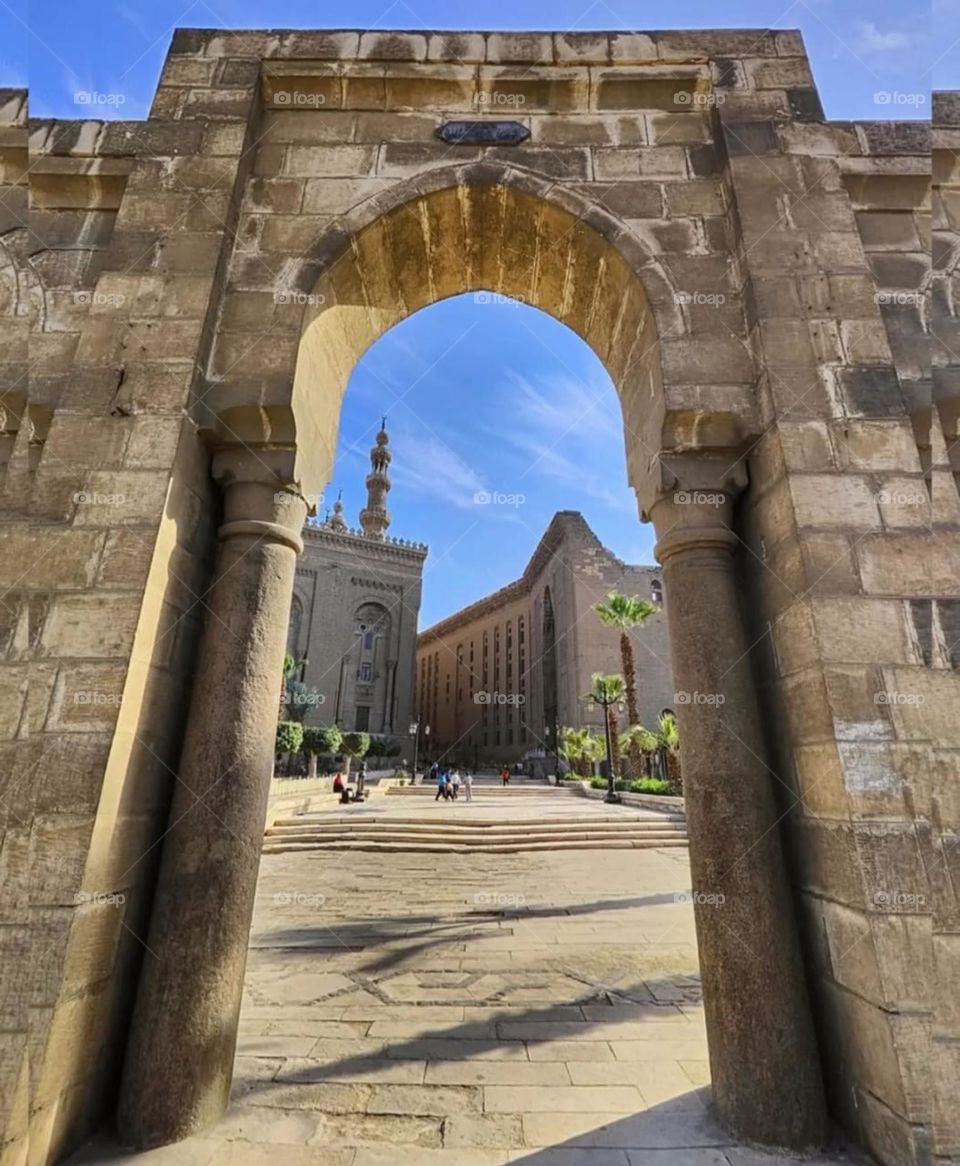 An ancient Egyptian building