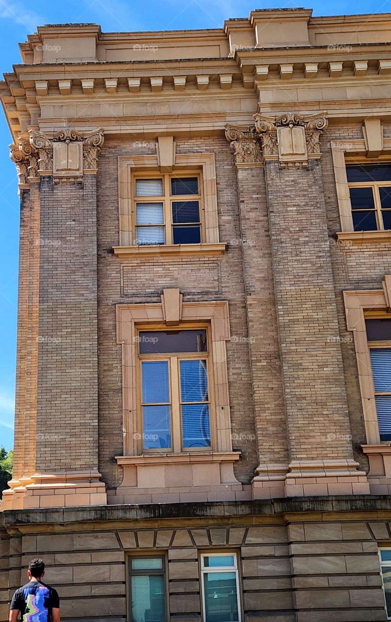 The Clatsop County Courthouse in Astoria boasts an impressively tall architectural design