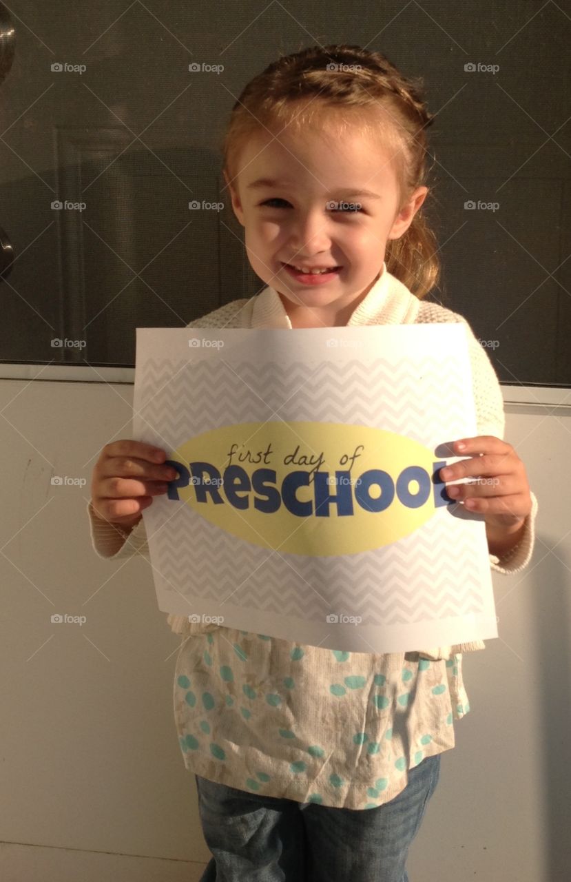 First Day of Preschool