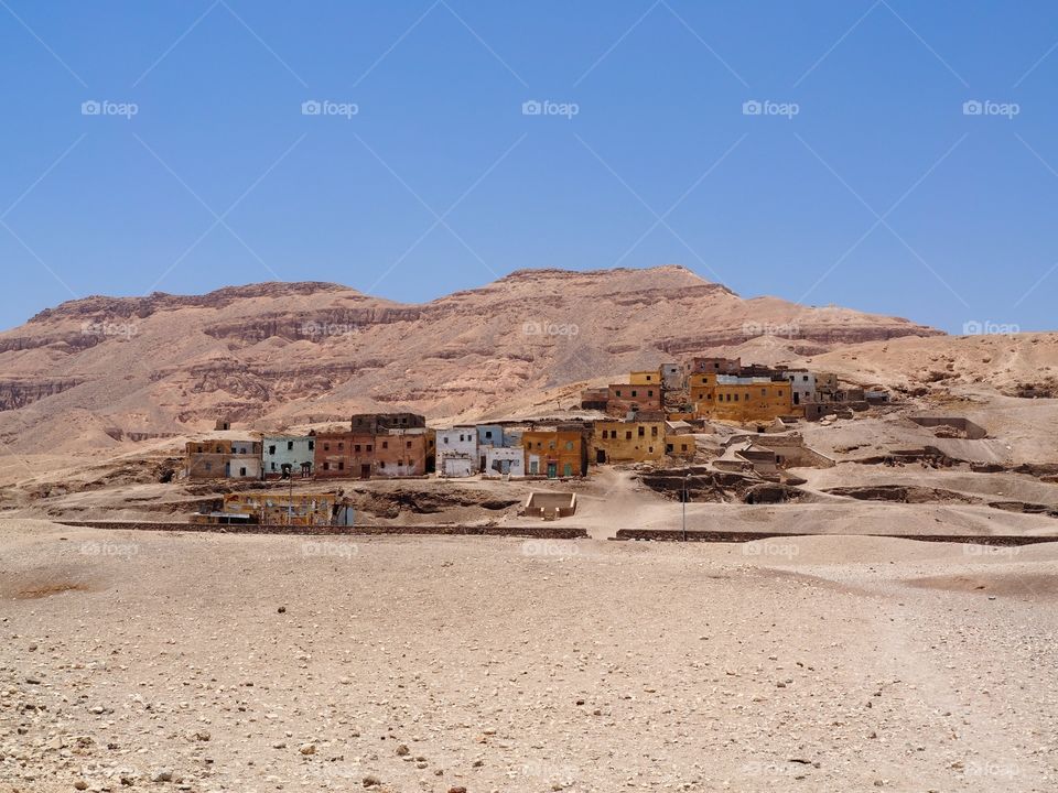 A beautiful community in the countryside of Luxor, Egypt