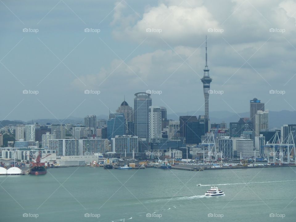 Skyline of Auckland 