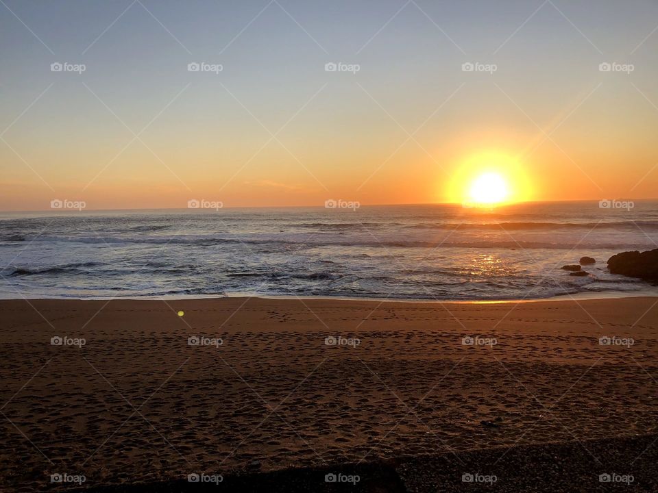 Sunset in Foz do Douro