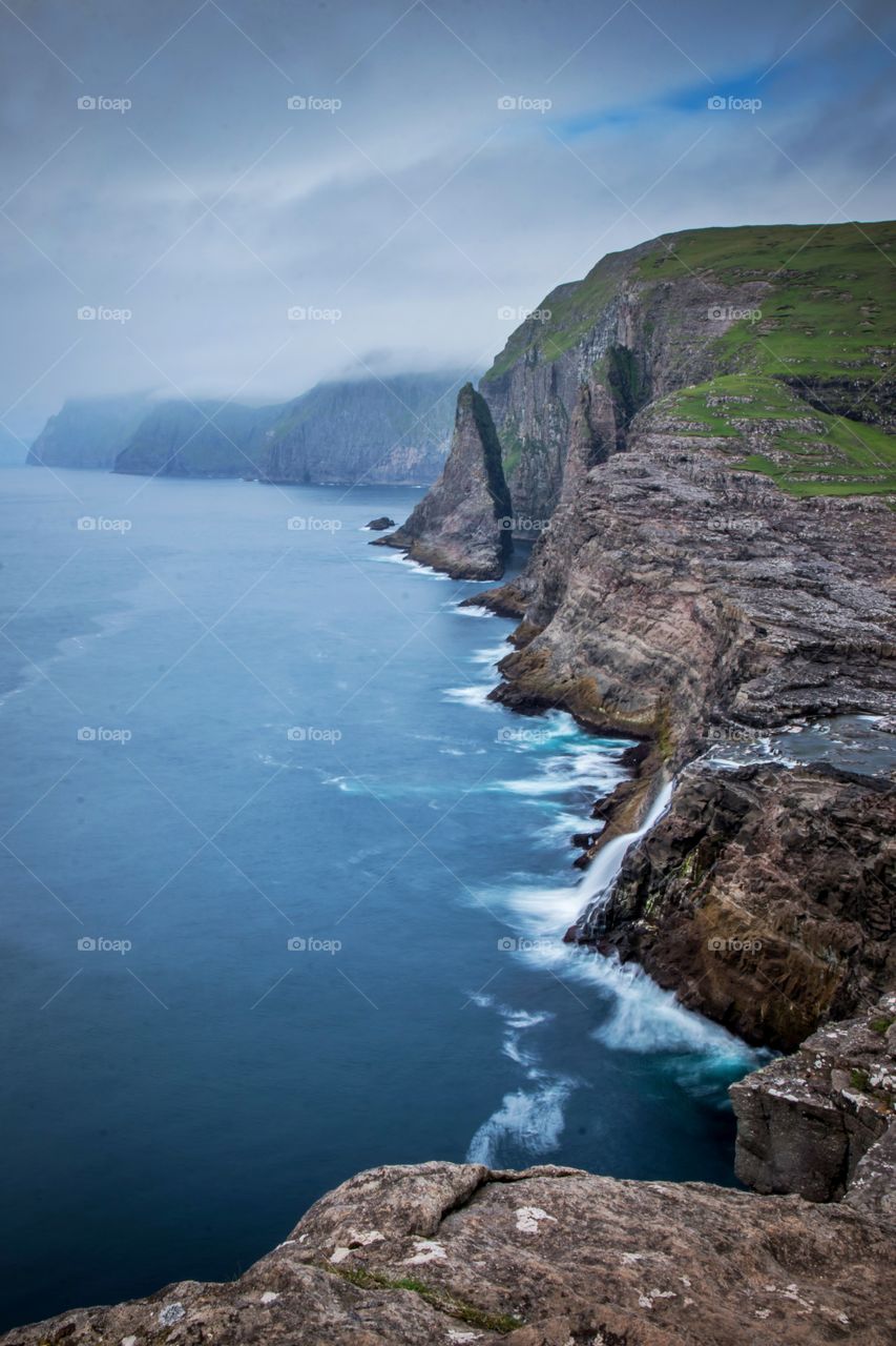 Bøsdalafossur waterfall, Faroe islands