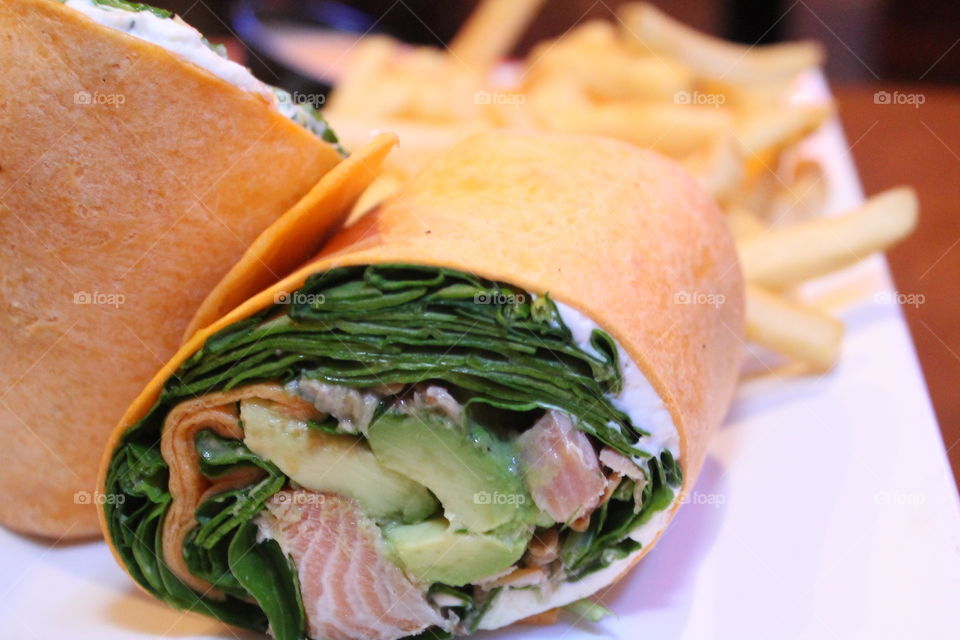 spinach wrap