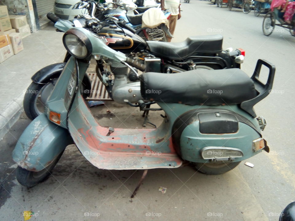 old model scooter