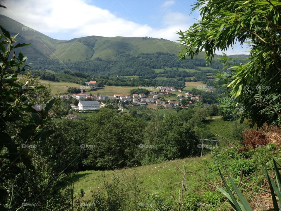 Valley in France
