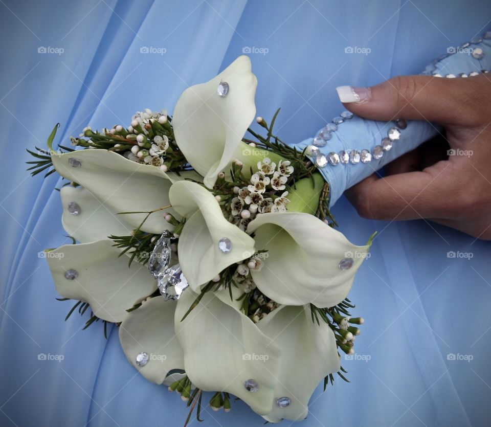 Peace lilies bouquet