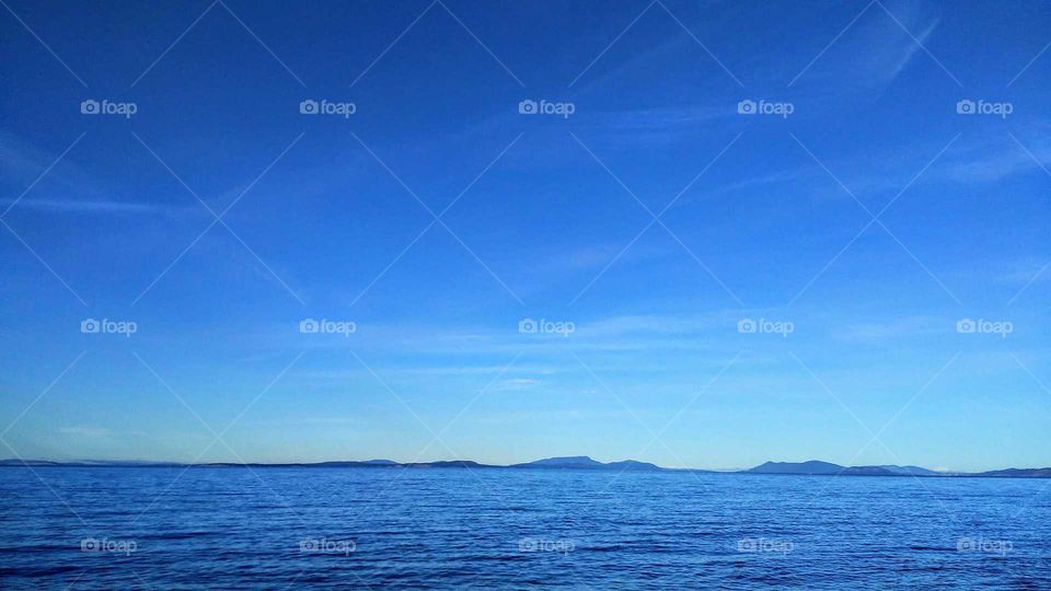 Blue Azures, Pacific Ocean, Washington, USA