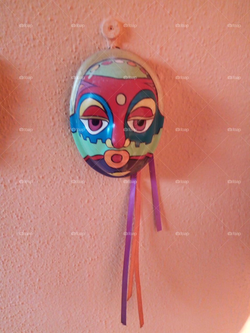 old world ceramic face