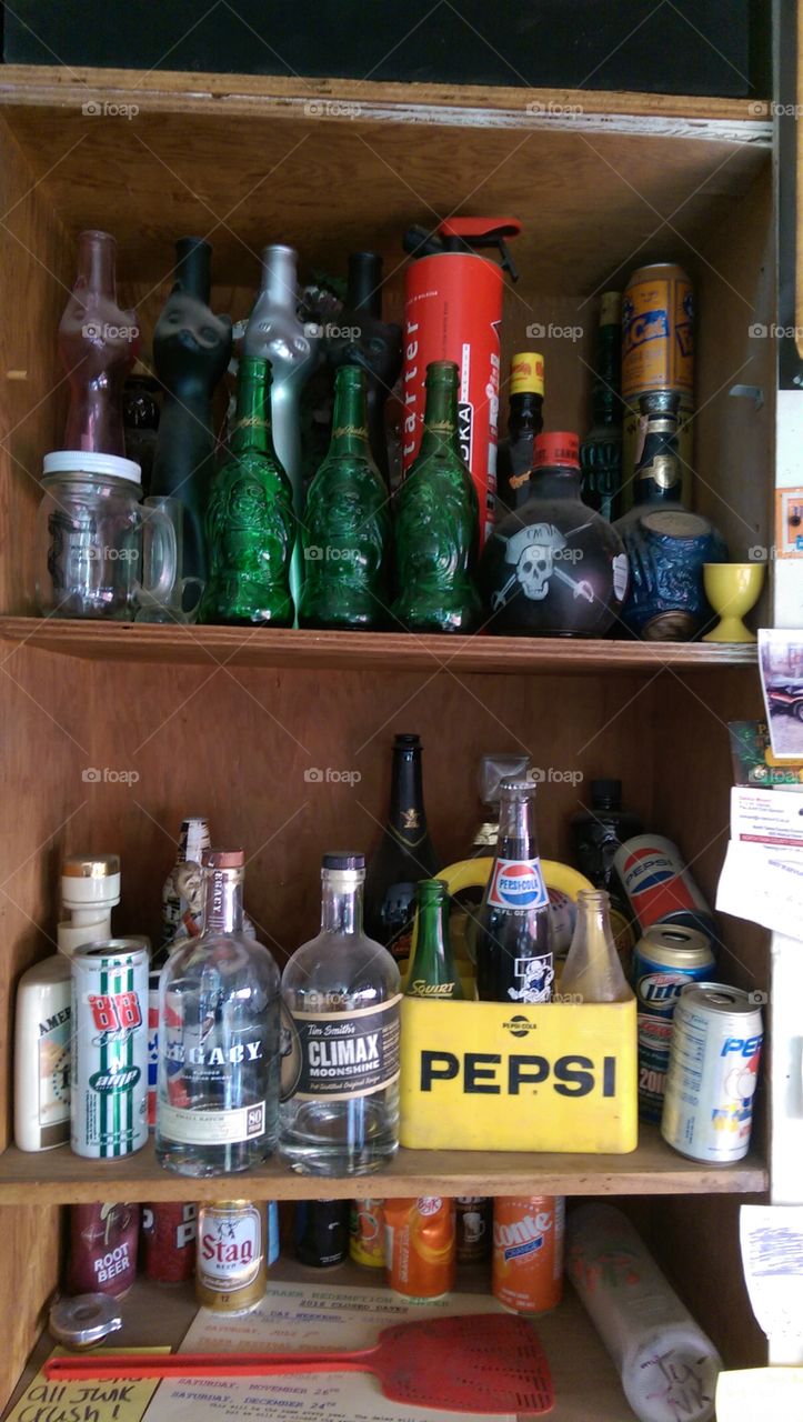 No Person, Bottle, Drink, Shelf, Container