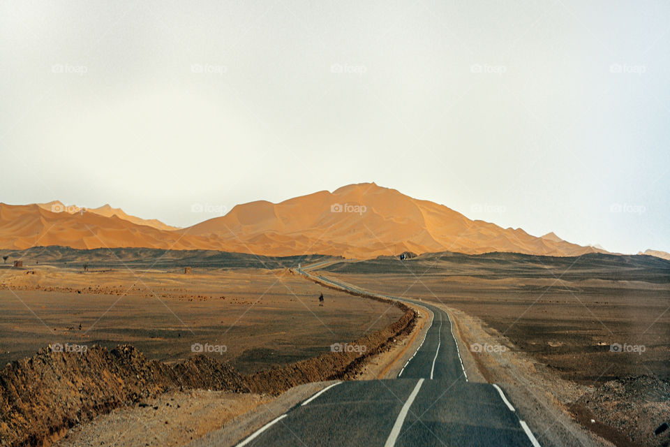 Sahara Desert road
