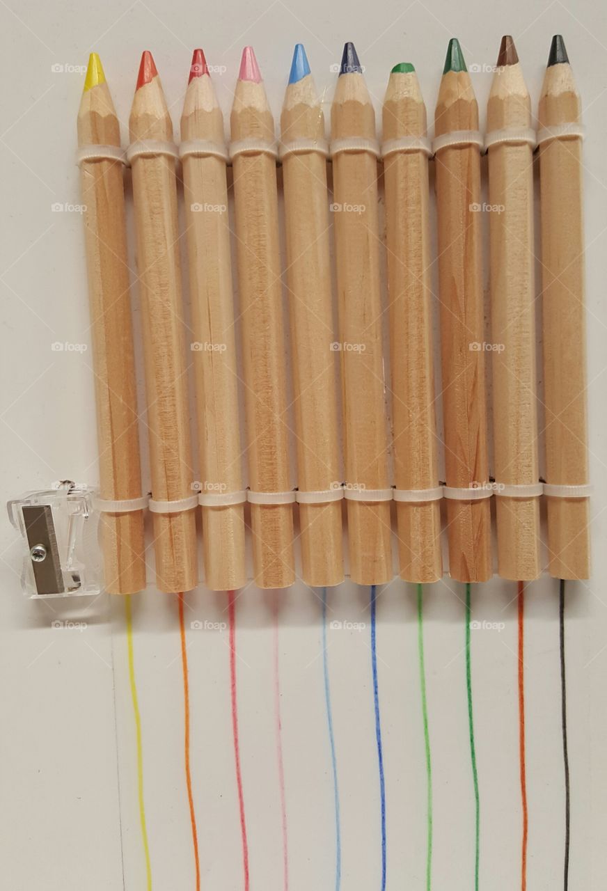 Colored pencils