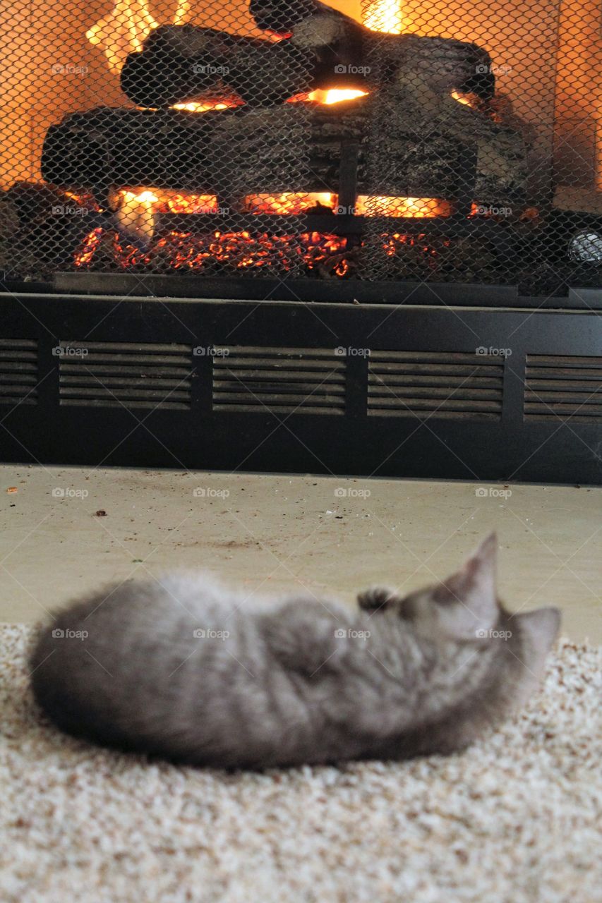 Warm fire