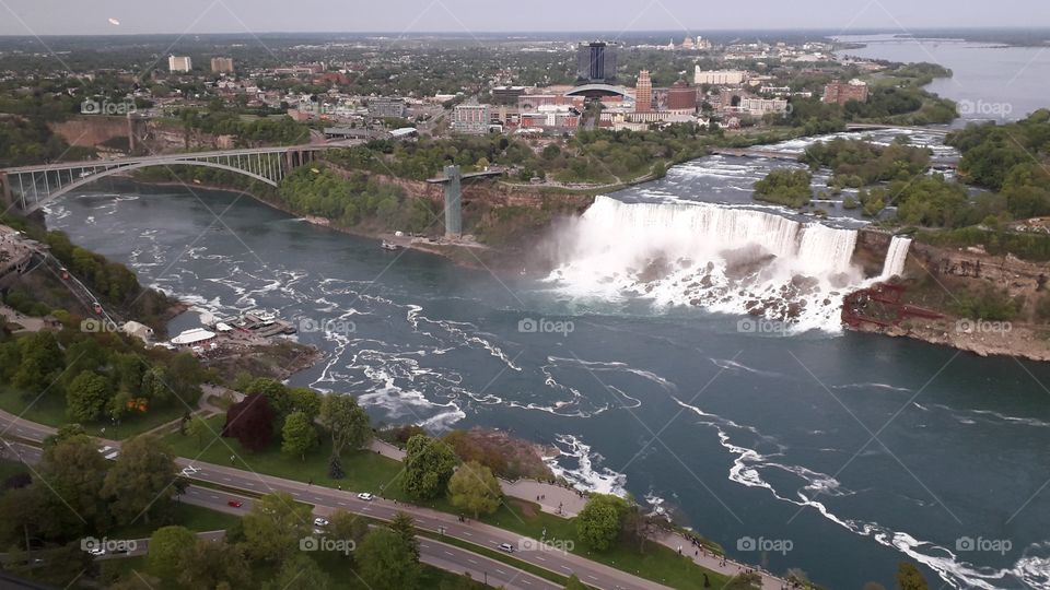 View of the Niagara Falls, New York