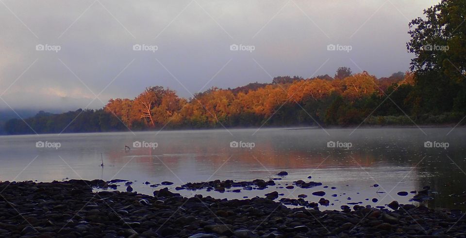 River in autumn