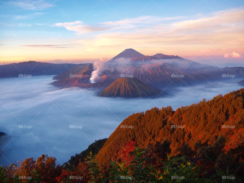 The magnificent Mt. Bromo of Indonesia