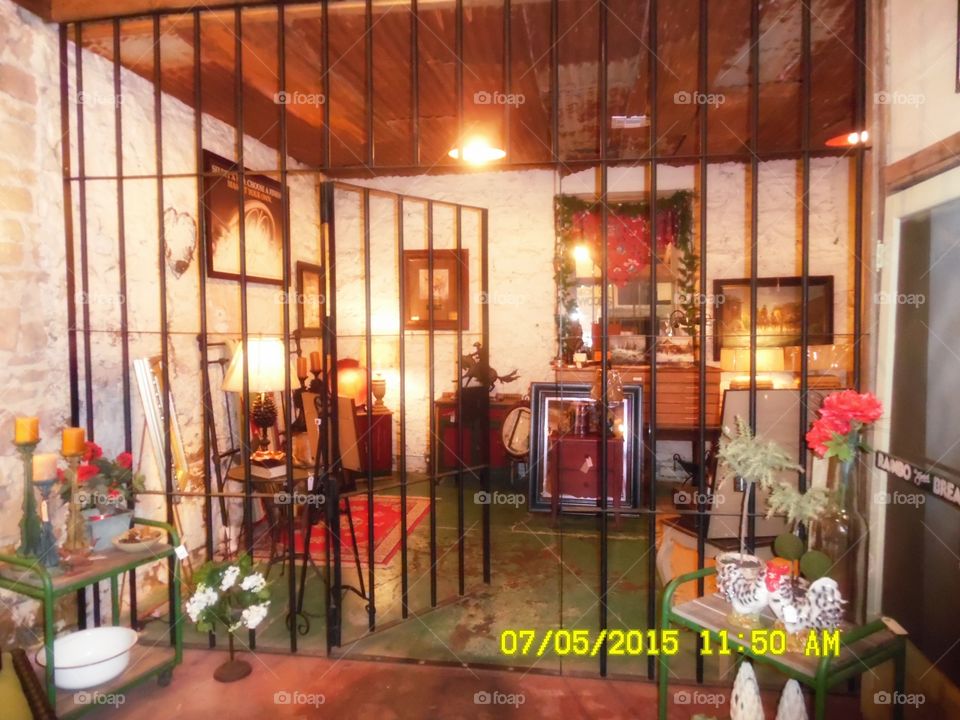 County jail gift shop. This is a picture of a gift shop in Graham Texas