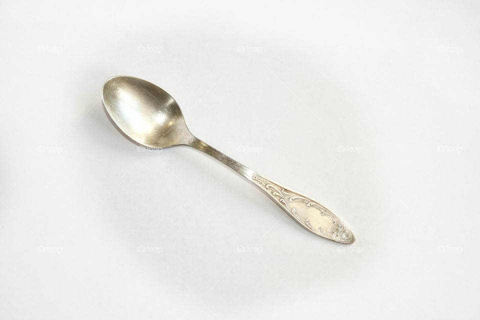 spoons on a white background