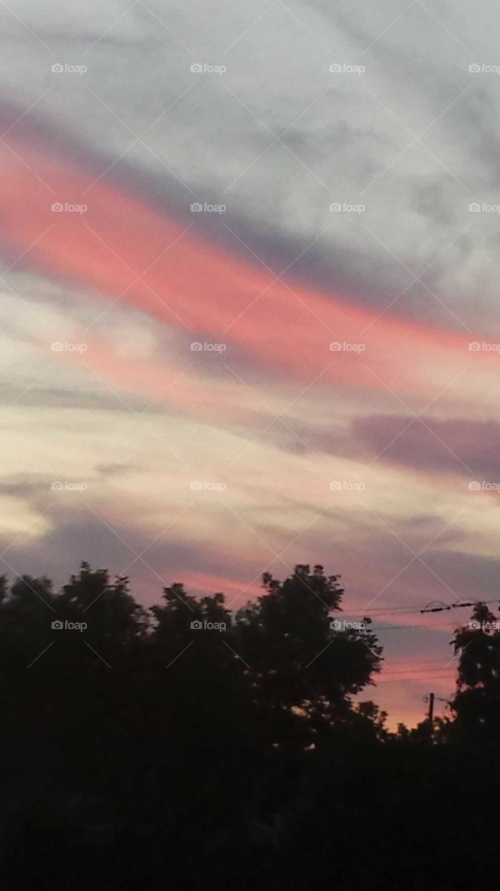 PINK Skies at Night Sailors Delight