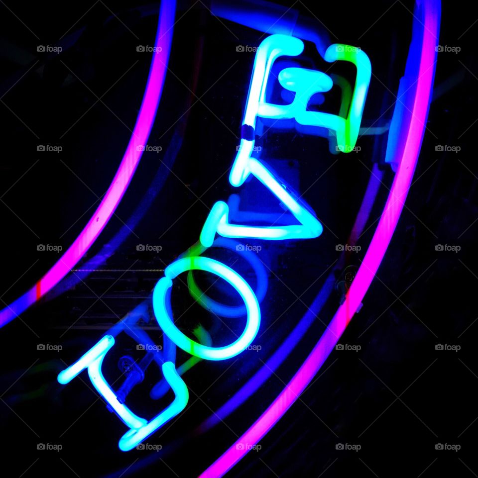 Love neon sign