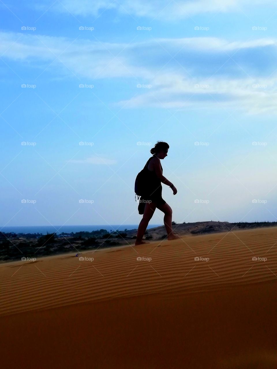 Top of the red dunes