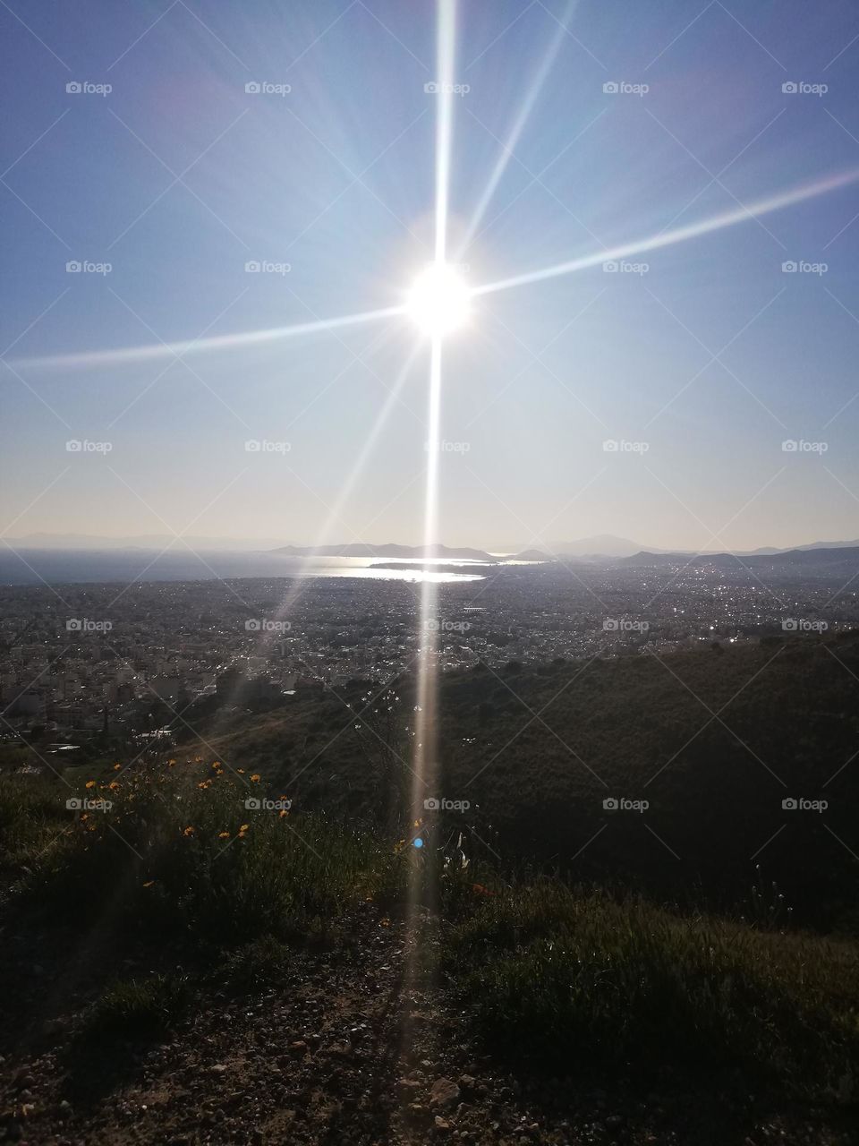 View from Ymittos mountain