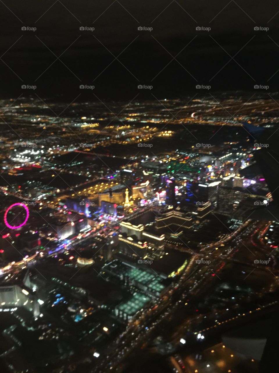 Las Vegas from the air 